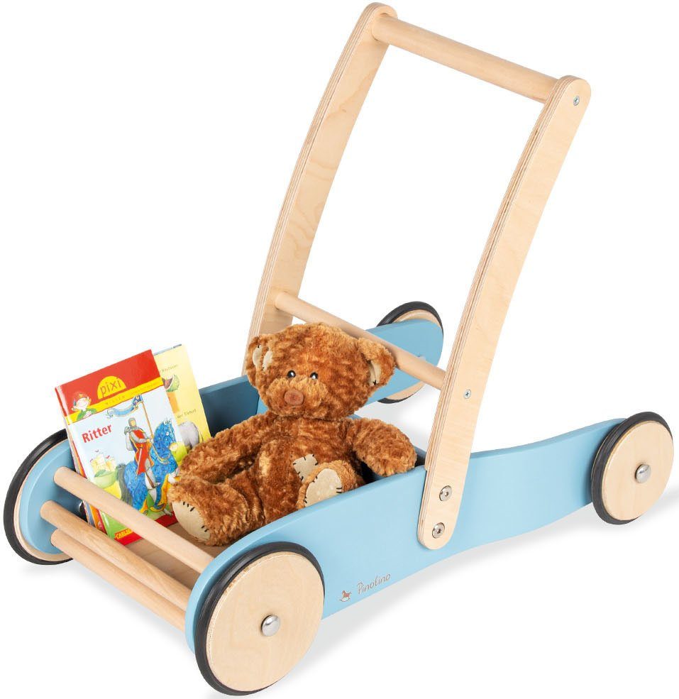 Pinolino® Lauflernwagen Holzspielzeug, aus Made Europe blau, Holz, in Uli