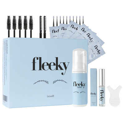 fleeky Augenbrauen-Kosmetika Browlift Kit Maxi - Augenbrauenlaminierung Set, Vegan, Tierversuchsfrei, Sachets made in EU