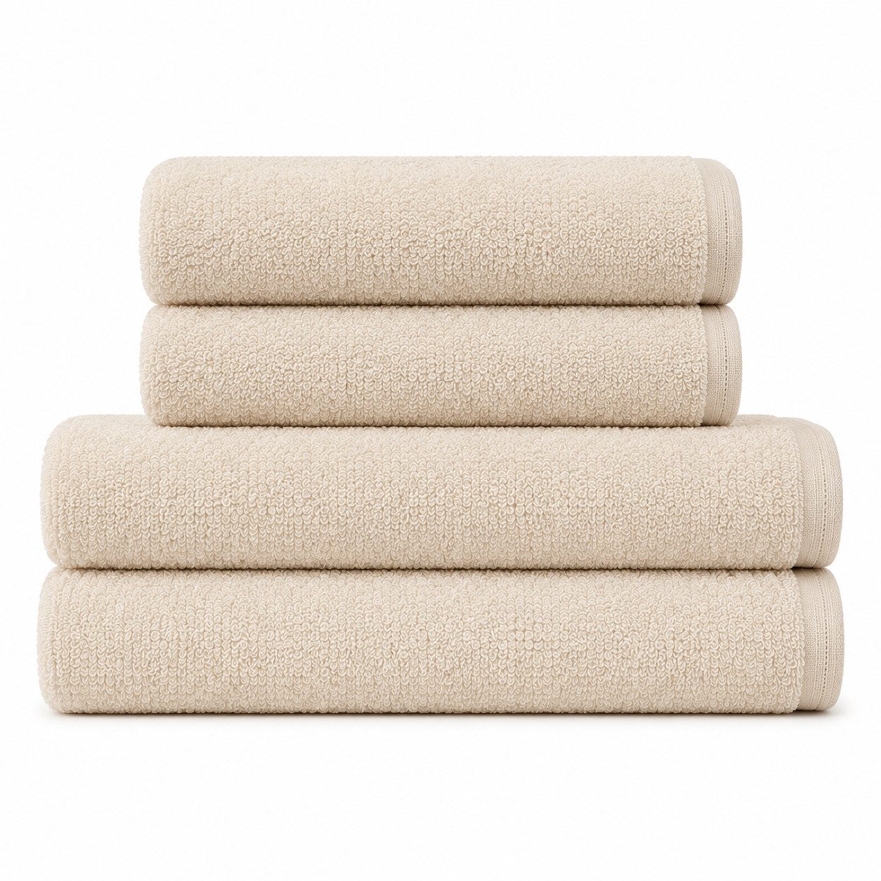 Ahsen Professional Handtuch Set Handtuch Set 100% Baumwolle 500/600 GSM 50x100 70x140 cm Badetücher, (4-St)