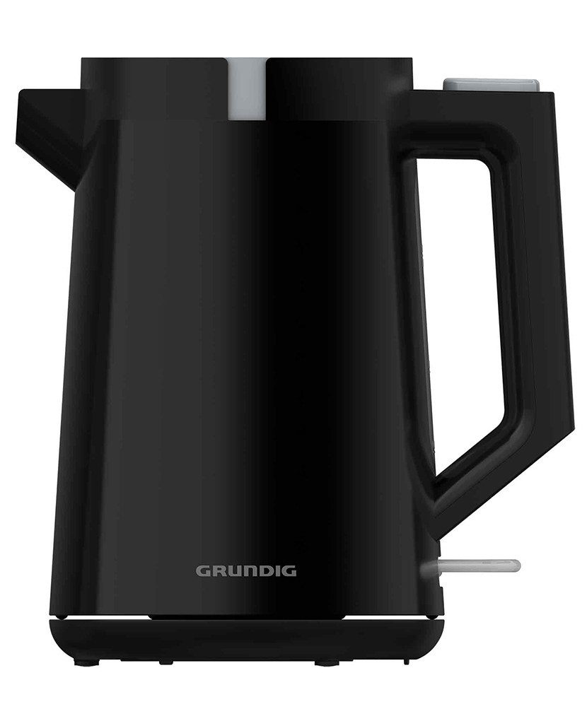 Grundig Wasserkocher WK 5320 L, 1,7 l, 2200 W, 360°- Basis, Abschaltautomatik, Trockengehschutz