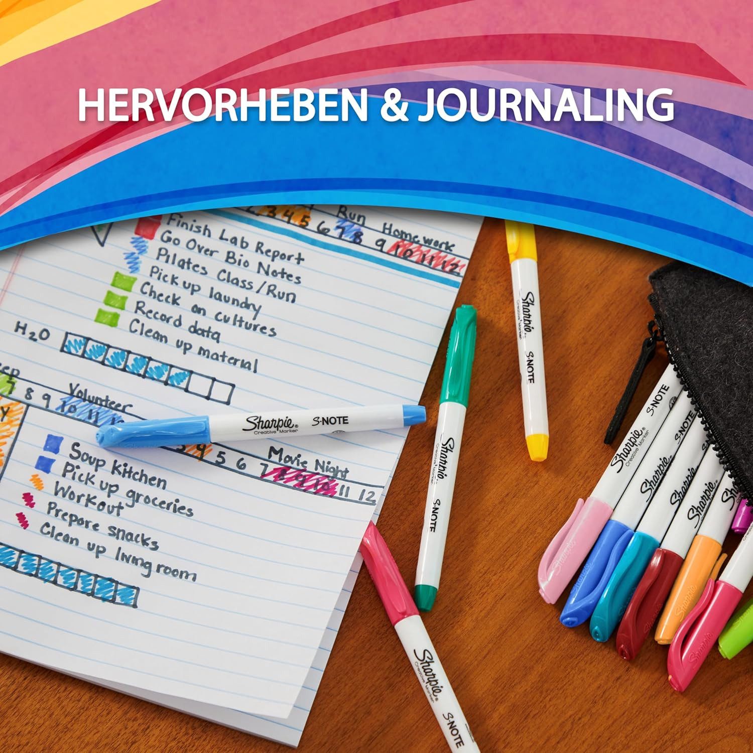 Sharpie Marker Sharpie S-Note Kreativmarker Mix 4er