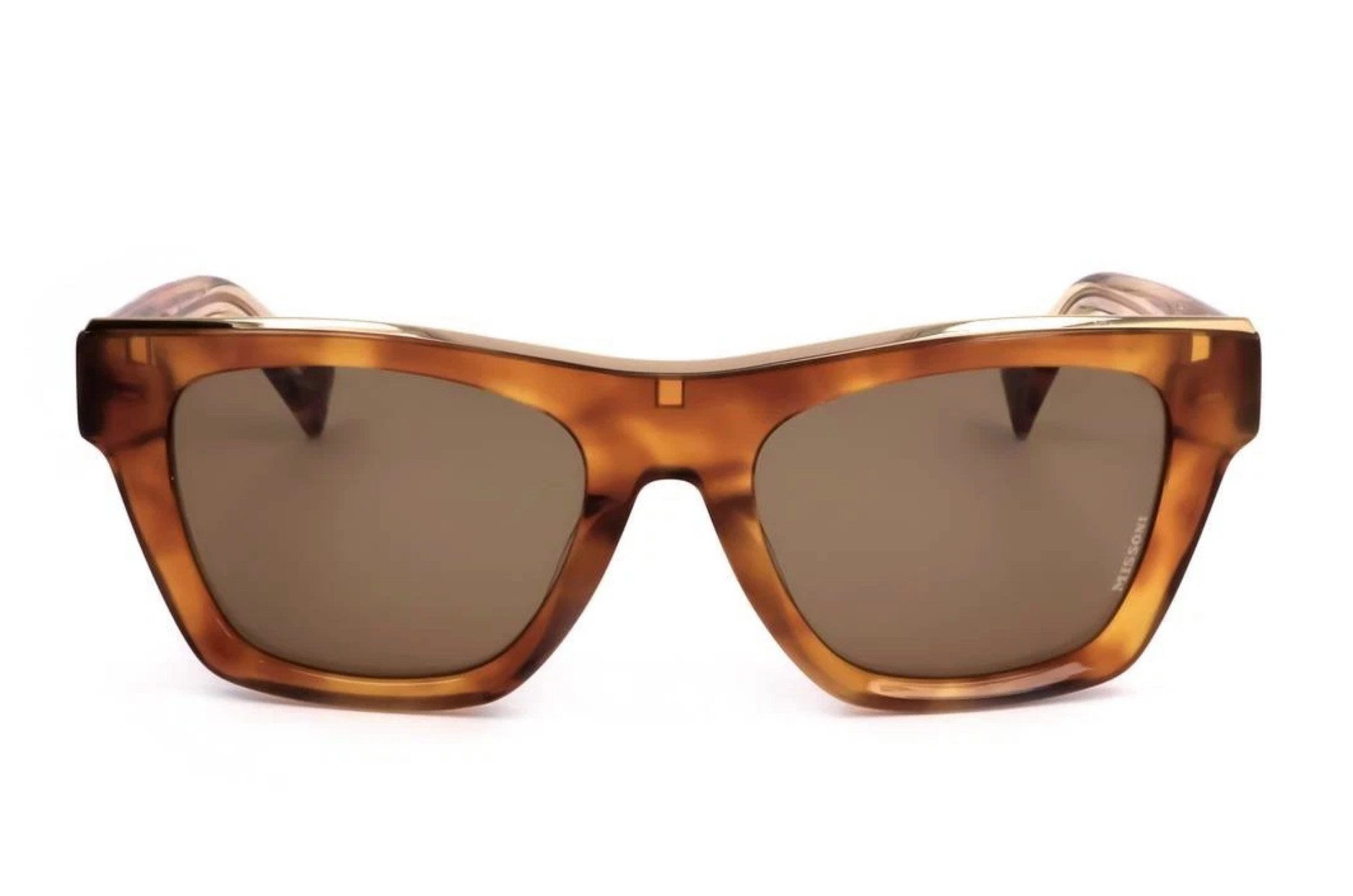 Missoni Sonnenbrille Unisex Retro Brille Quadratisches Havana Rahmen mit Ve günstig online kaufen