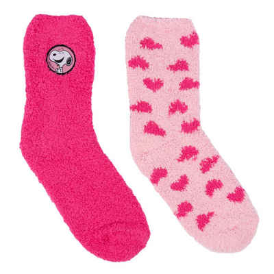 United Labels® Socken The Peanuts Snoopy Kuschelsocken für Damen Rosa/Pink (2er Pack)