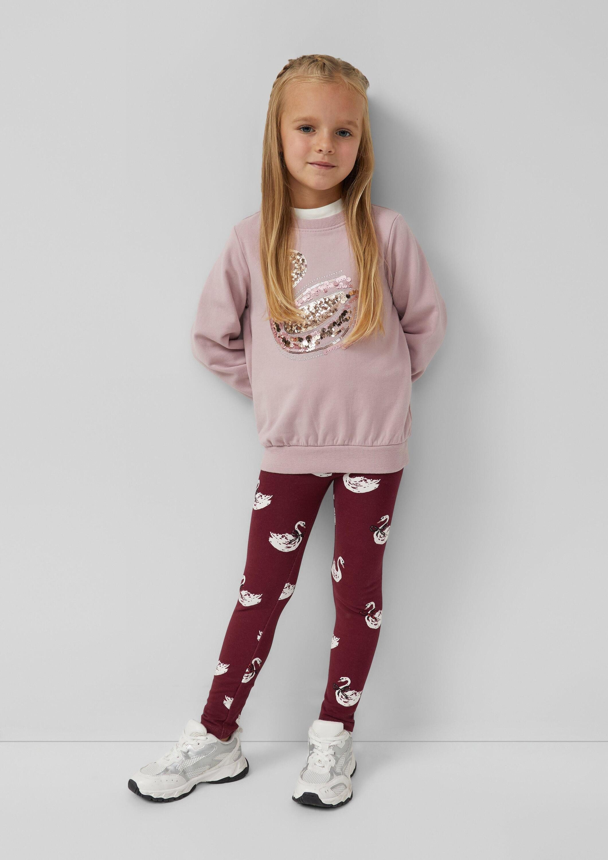 s.Oliver Leggings Leggings Kuschelige Leggings mit All-over-Print