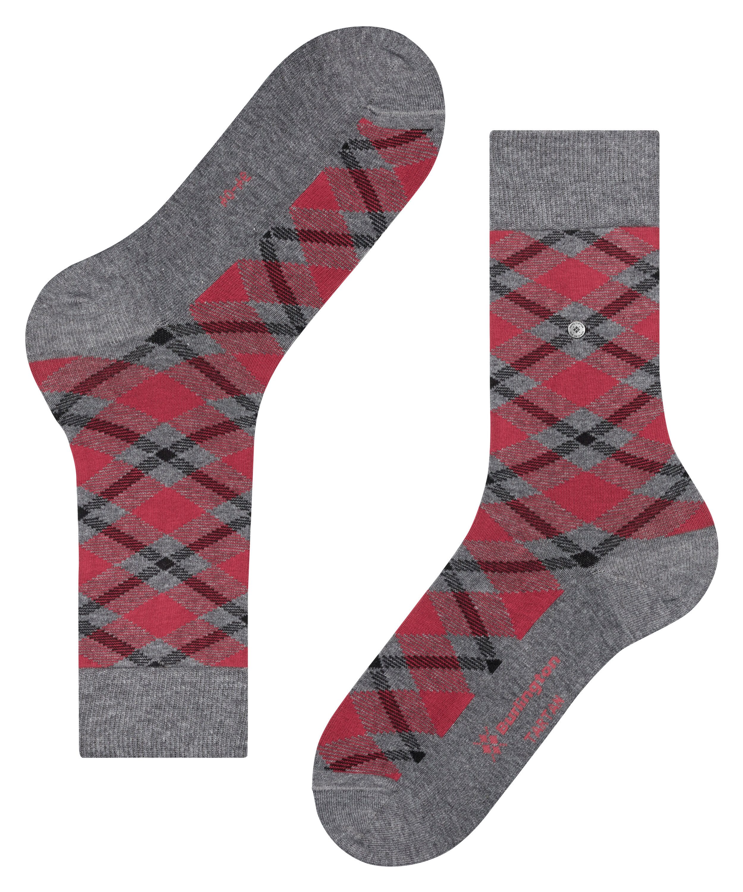 Burlington Socken Tartan Socken mit britischem Traditions-Muster (1-Paar) mit britischem Traditions-Muster