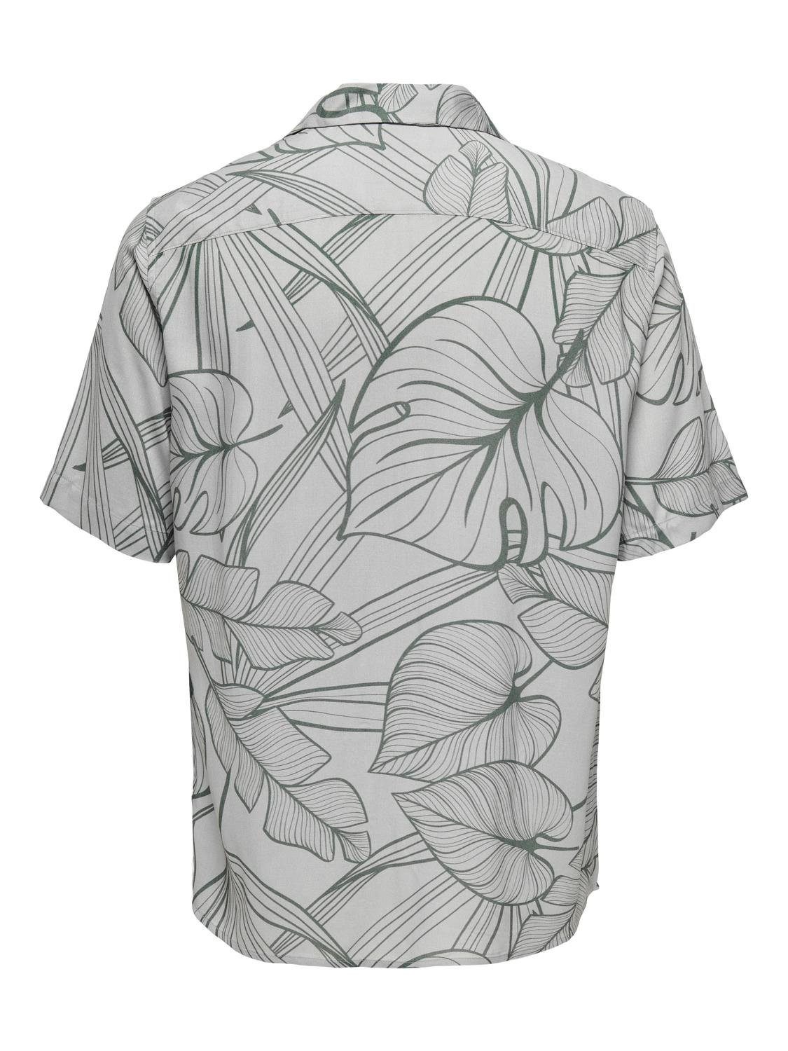 ONLY & SONS Kurzarmhemd mit Resort Kragen lässig und bequem ONSPALO LIFE AO günstig online kaufen