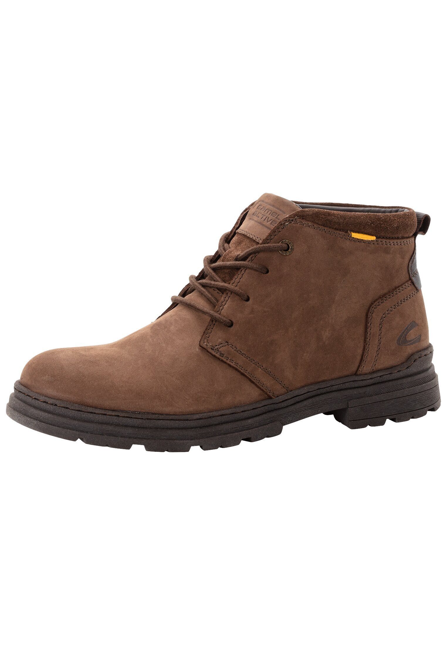 camel active aus echtem Leder Schnürschuh