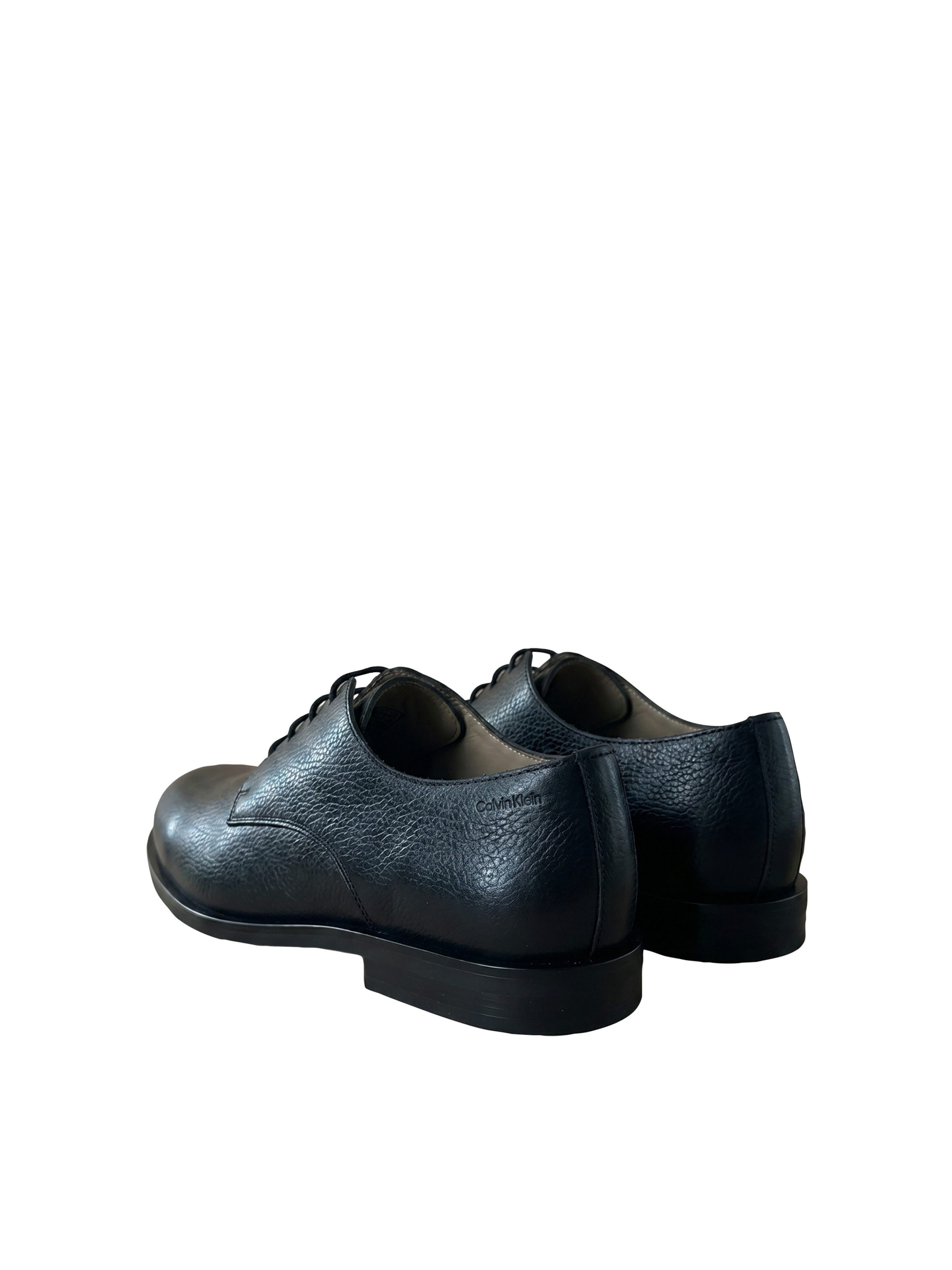 Calvin Klein ESS RUBBER DERBY TU LTH Schnürschuh Abendschuh, Anzugschuh, Business-Schuh mit Logoprägung, schmale Form