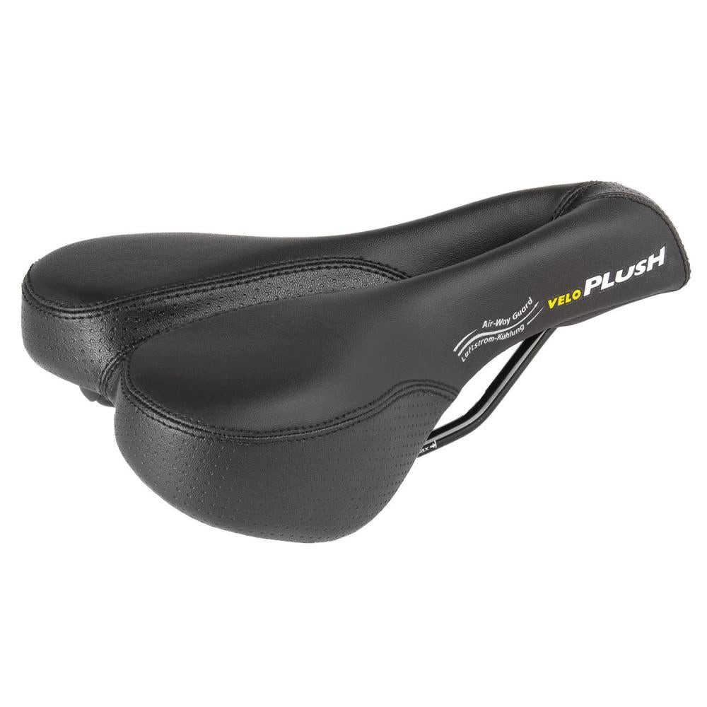 Velo Fahrradsattel VELO Basic Deep Channel Touringsattel - O-Zone Ausschnitt, Arc Tech Fe