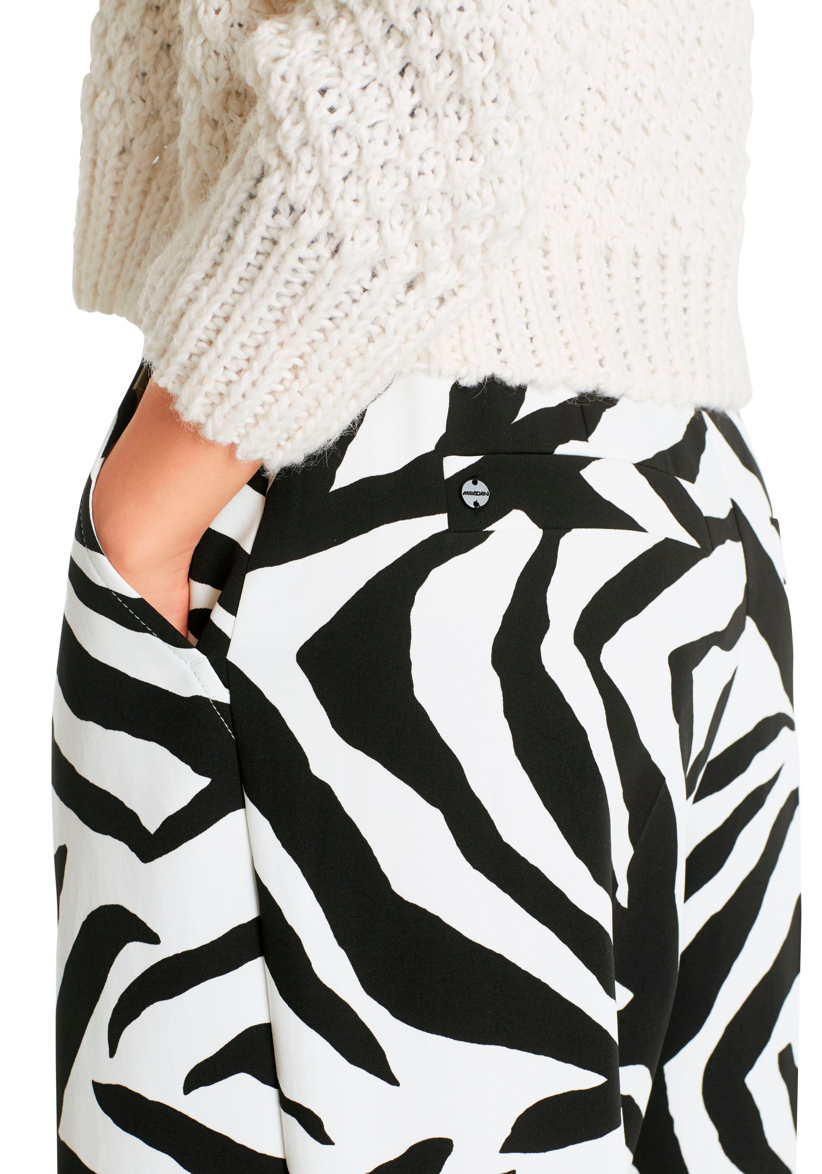 Damenmode mit Cain Zebra-Design "Collection Marc Intense" Animal Premium Stoffhose
