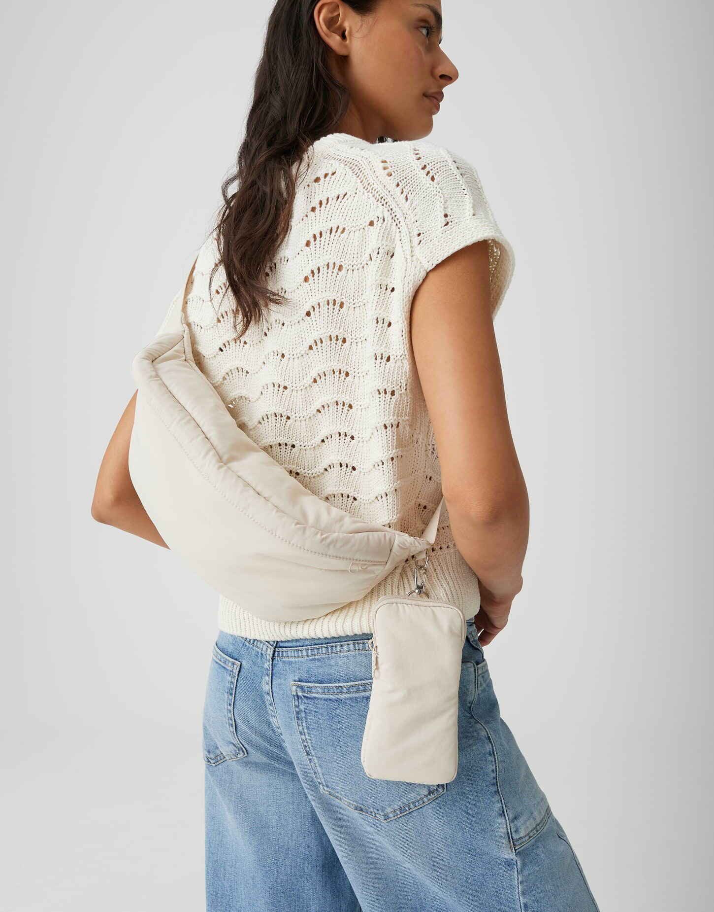 OPUS Umhängetasche ASTRELA mit separater Smartphone Tasche, One Size mit Reißverschluss