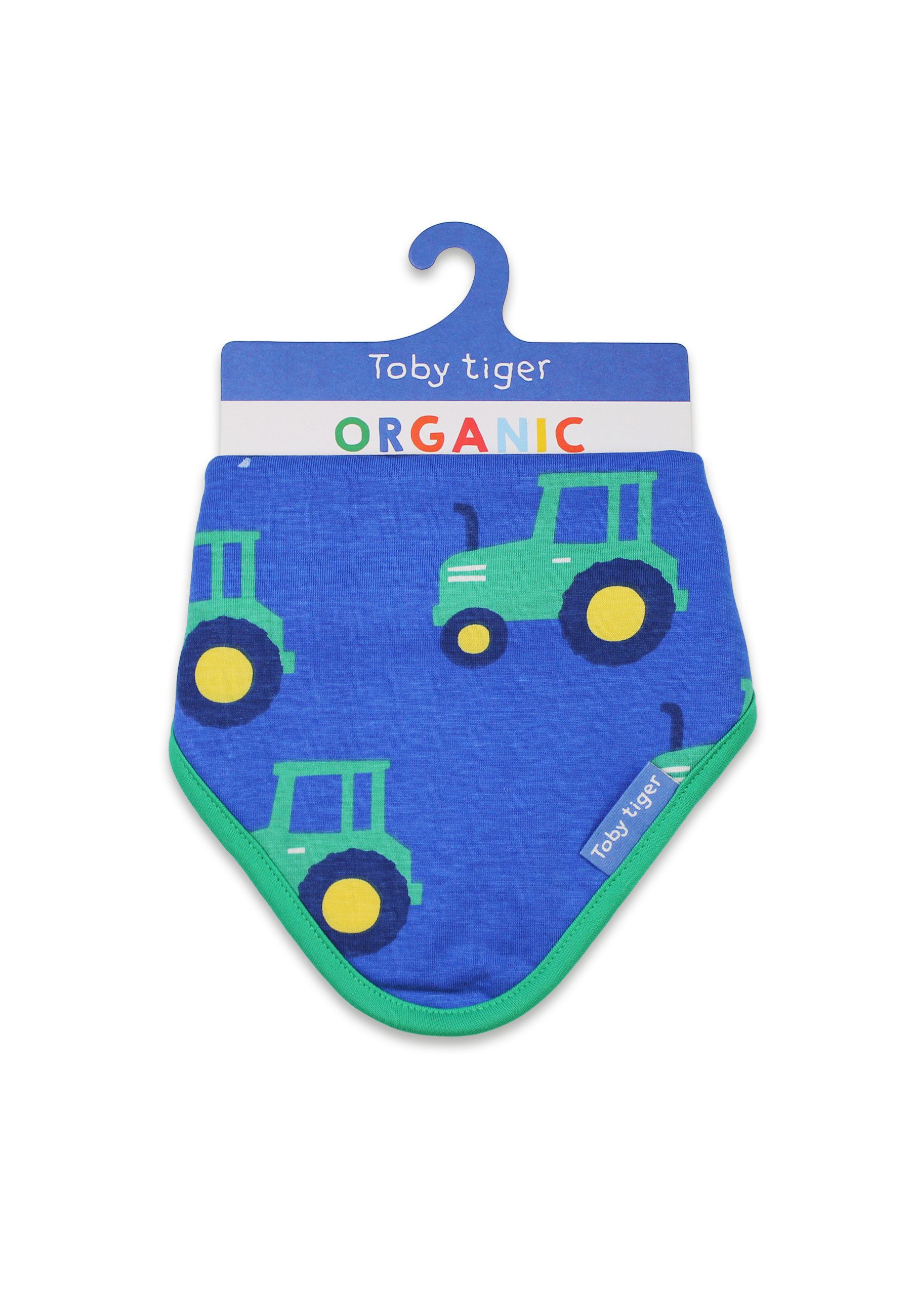 Toby Tiger Dreieckstuch Dreieckstuch mit Hillside Bauernhof Traktor Print