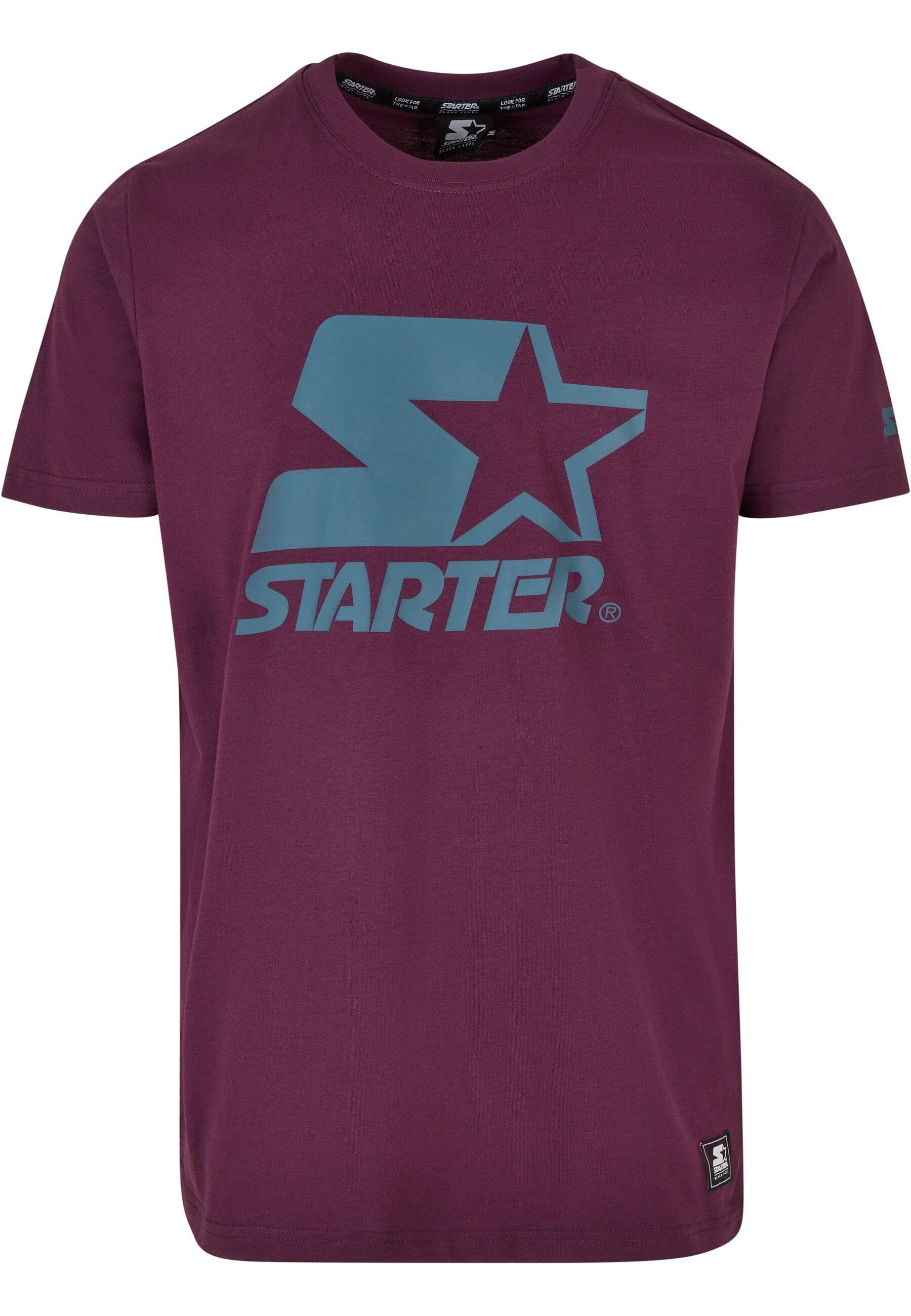 Logo Starter Herren darkviolet Tee (1-tlg) T-Shirt Starter