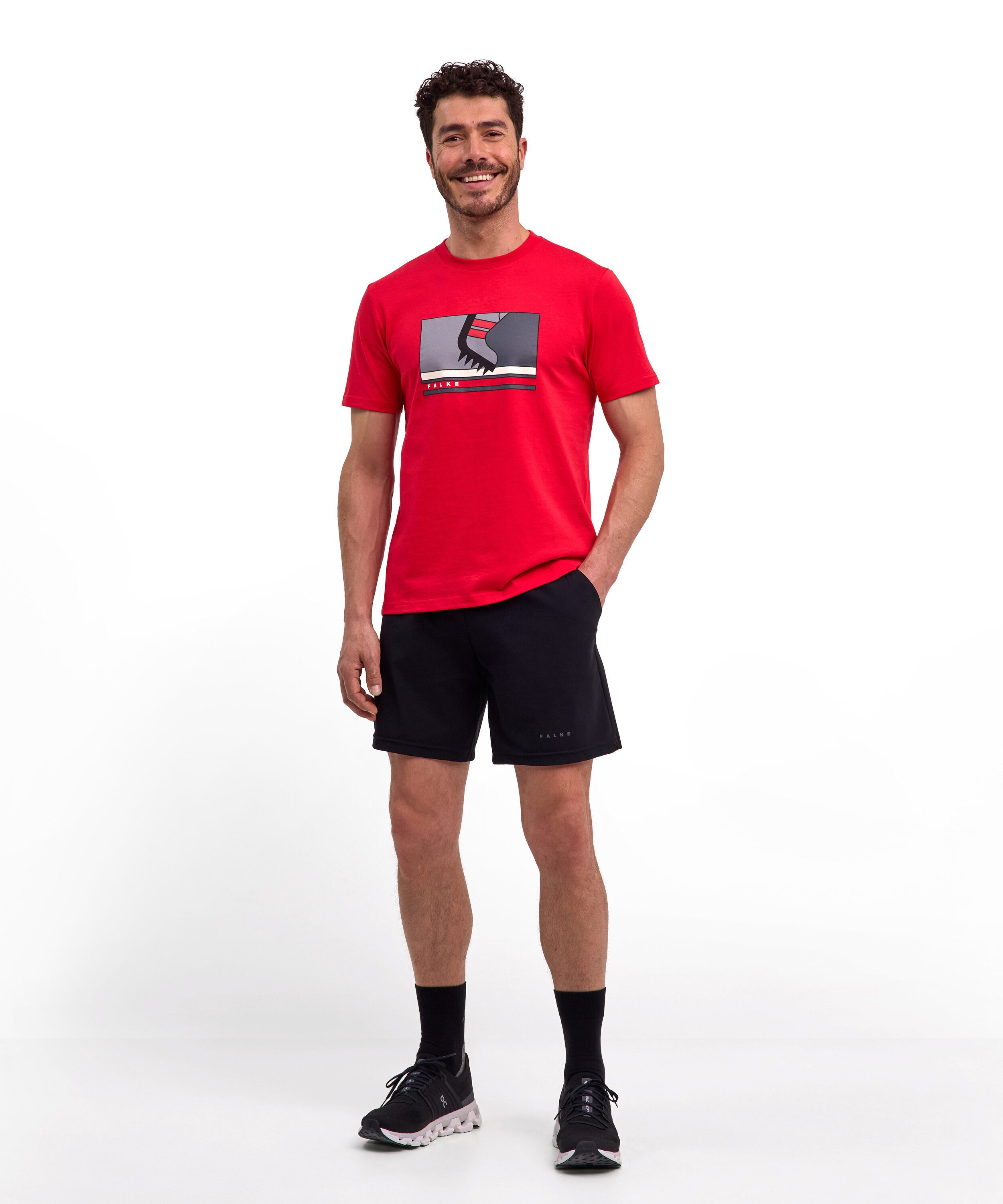 FALKE T-Shirt Anniversary T-Shirt (1-tlg., 1) Limitierte Edition mit 130 Jahre Design