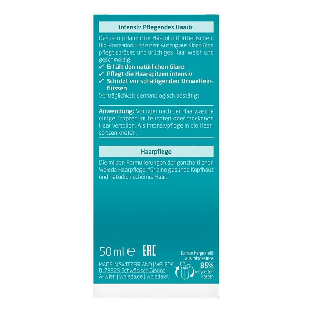 WELEDA Haaröl Rosmarin - Intensiv pflegendes Haaröl 50ml 2er Pack