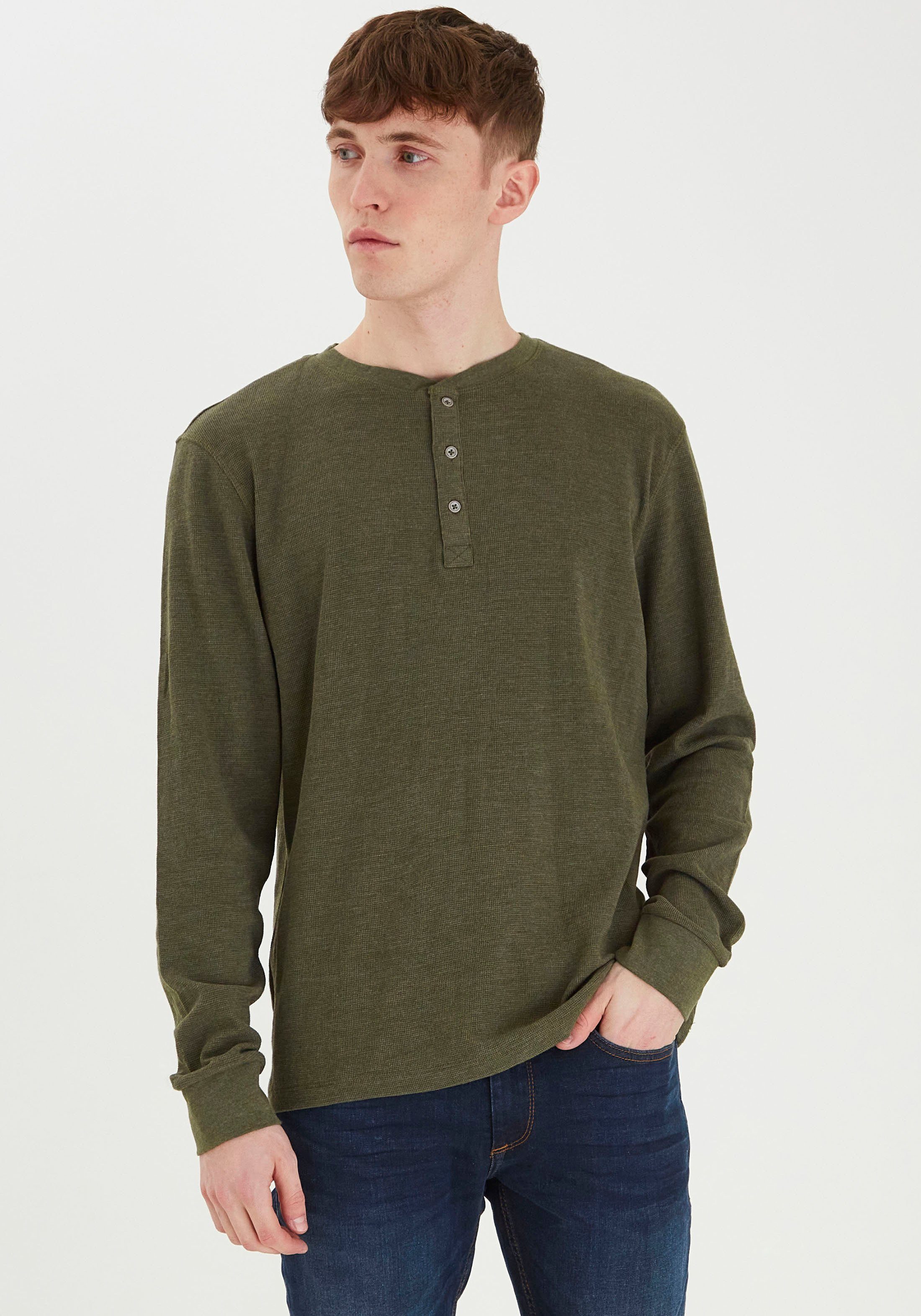 Langarmshirt Blend Green BHNOBLE