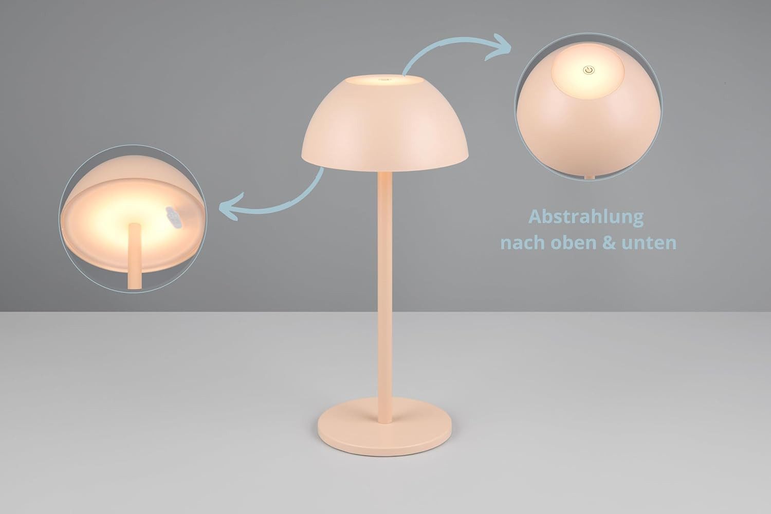 lightling LED Tischleuchte Robert, Touchfunktion, LED fest integriert, Warm günstig online kaufen