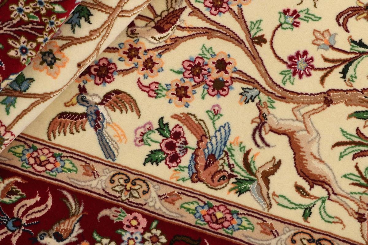 Orientteppich Isfahan Handgeknüpfter Nain / 6 Höhe: mm 110x161 Perserteppich, rechteckig, Trading, Orientteppich