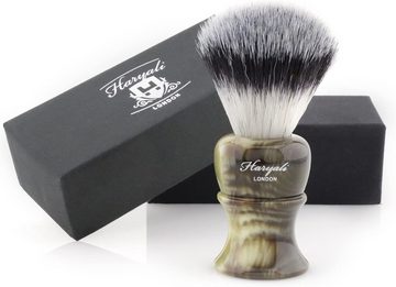 Haryali London Rasierpinsel Herren-Rasierpinsel aus Kunsthaar – einzigartiges Premium-Design, wet shaving brush, 1 tlg., best foam soap shaver brush