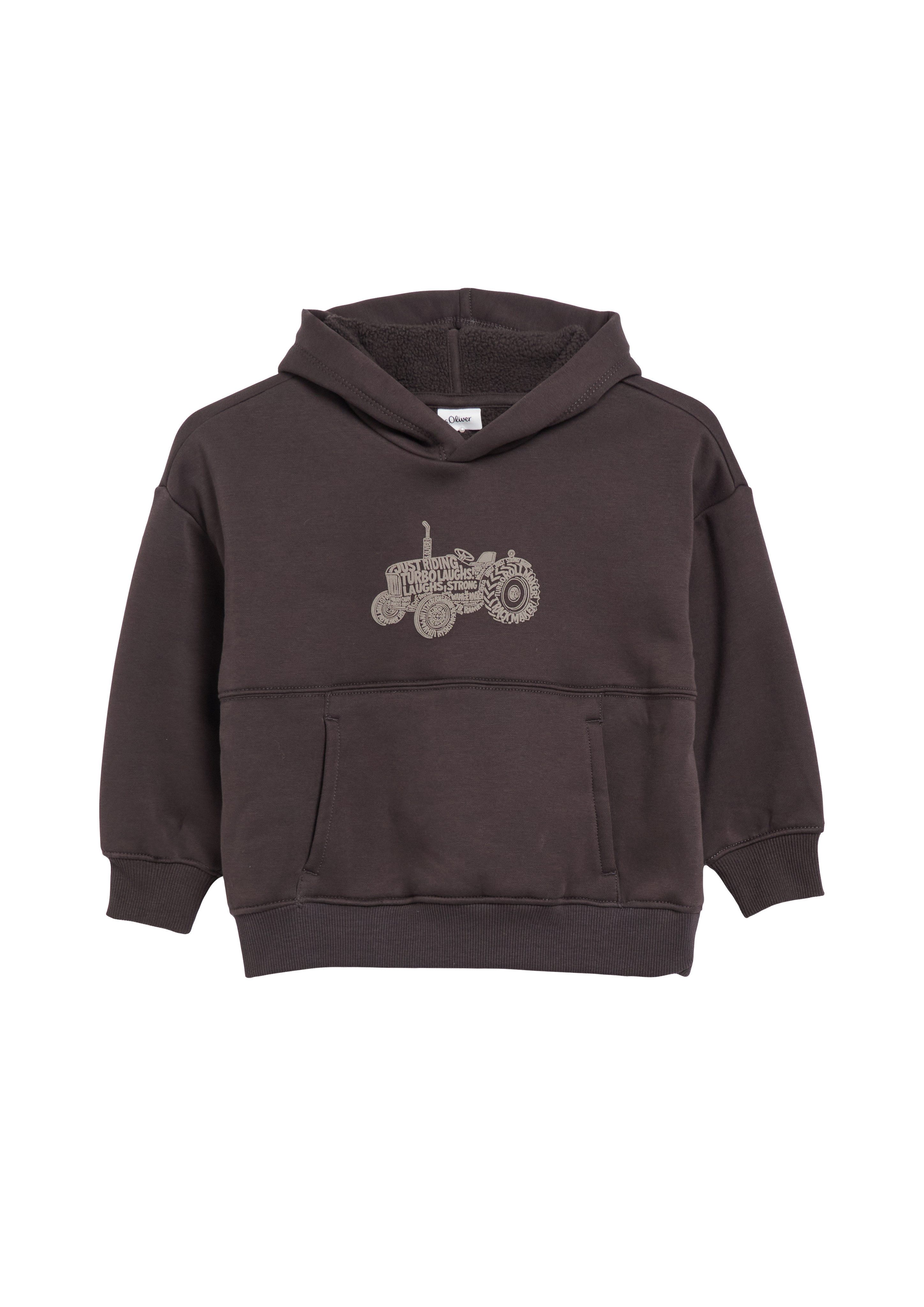 s.Oliver Junior Kapuzensweatshirt mit Frontprint / für Boys