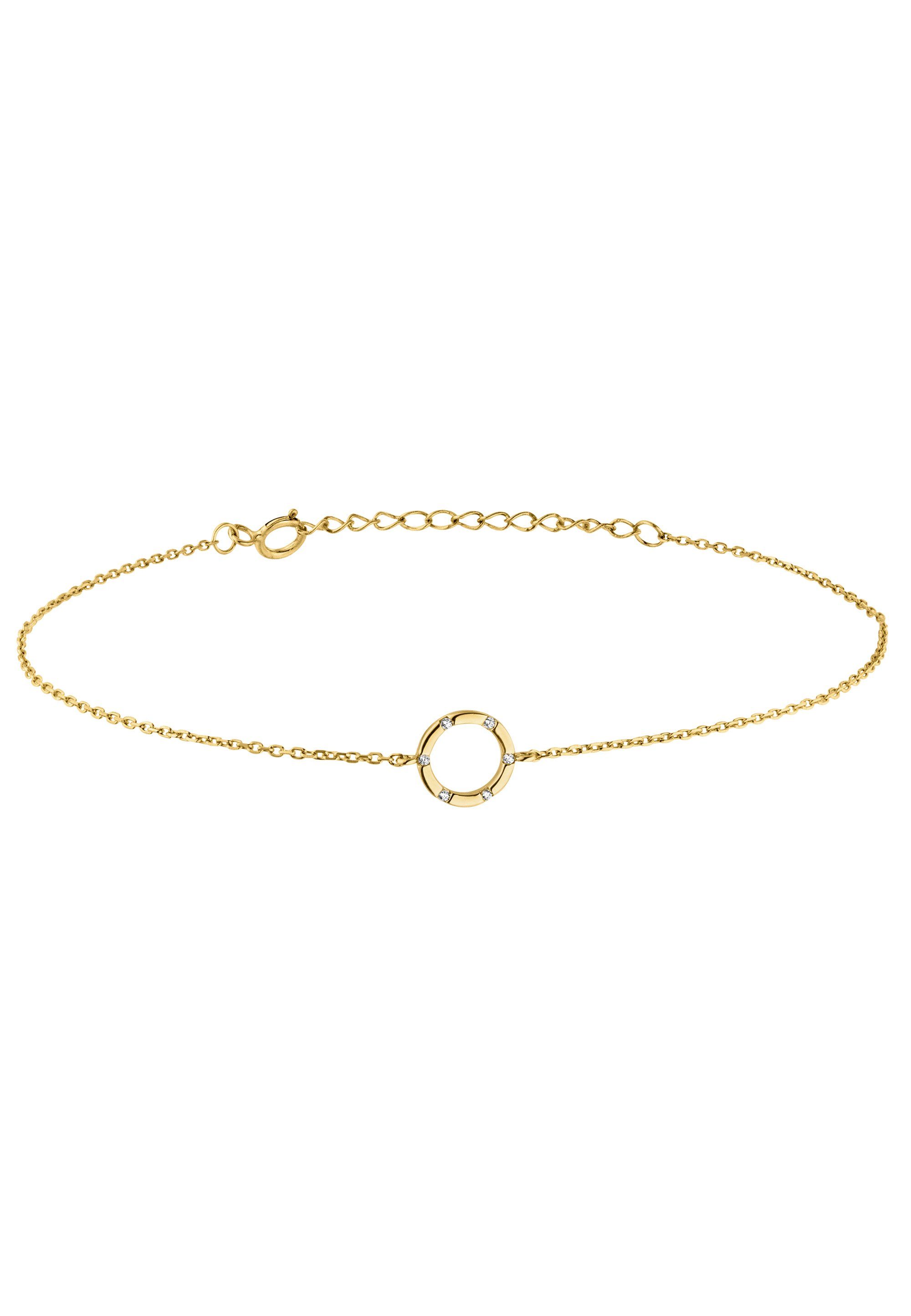 NANA KAY Armband Nana Stein farblosem Gold, mit Kay