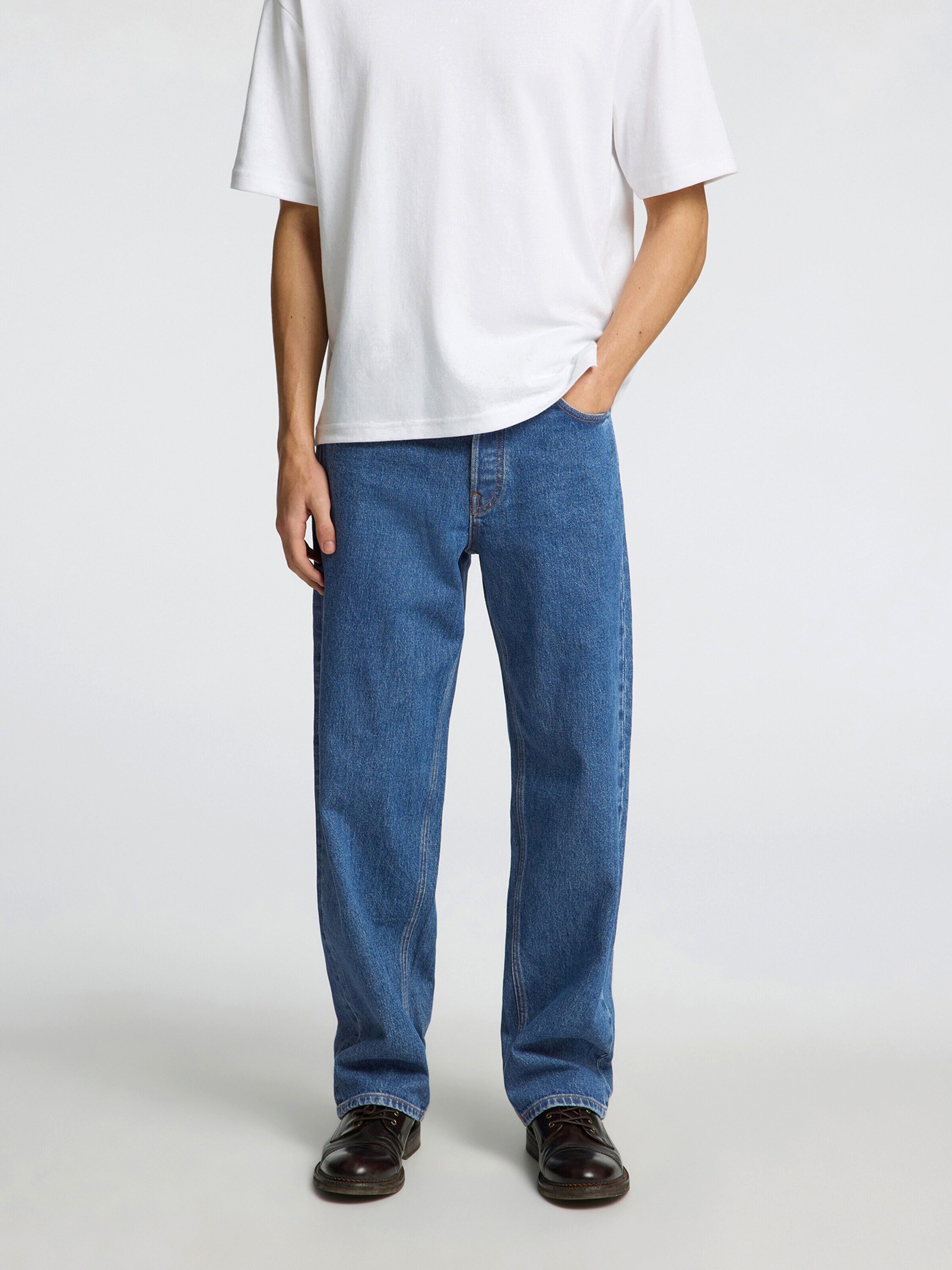 Selected Loose-fit-Jeans SLH220 BEN KORI (1-tlg)