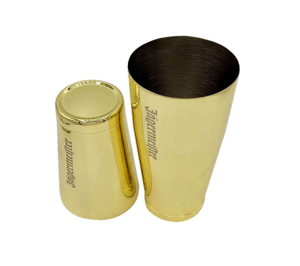 All In Gläser-Set Barshaker Jägermeister Cocktail Tin Tin Shaker / zweiteilig aus Meta