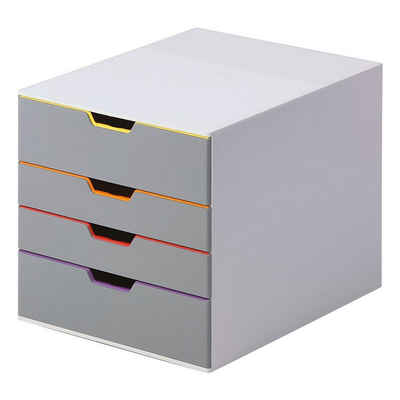 DURABLE Schubladenbox VARICOLOR® 4, mit 4 Schubladen, geschlossen, stapelbar
