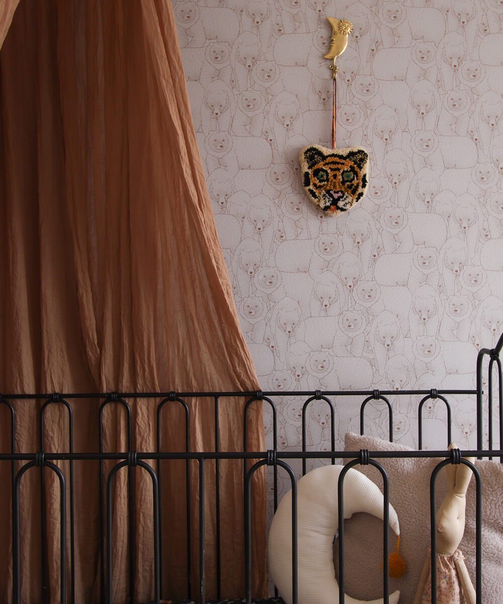 Doing Goods Kinderteppich Anhänger, Tiger, Leopard, Dekoration, Handarbeit