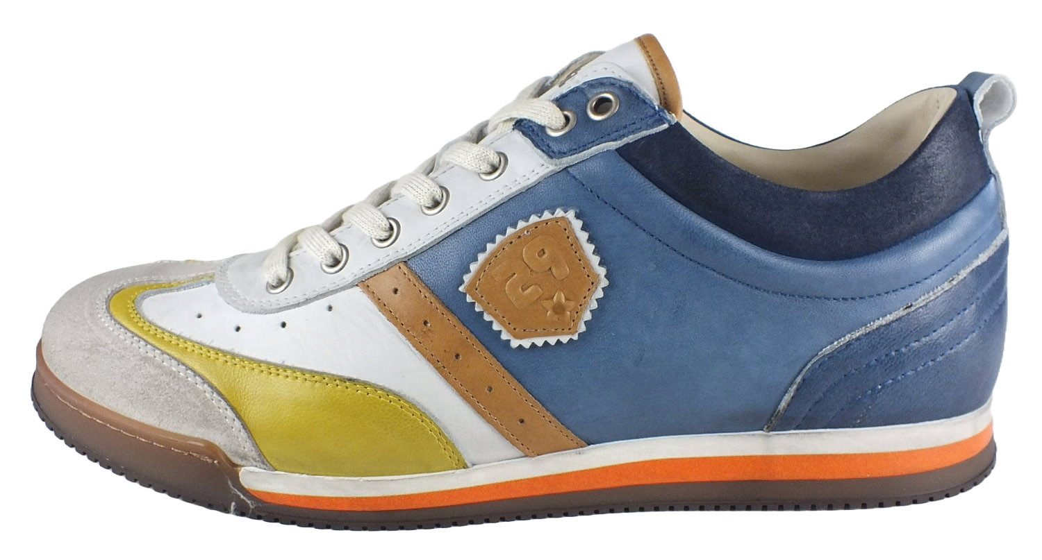 Kamo-Gutsu Herren Leder Halbschuhe Sneaker Sneaker Wechselfussbett