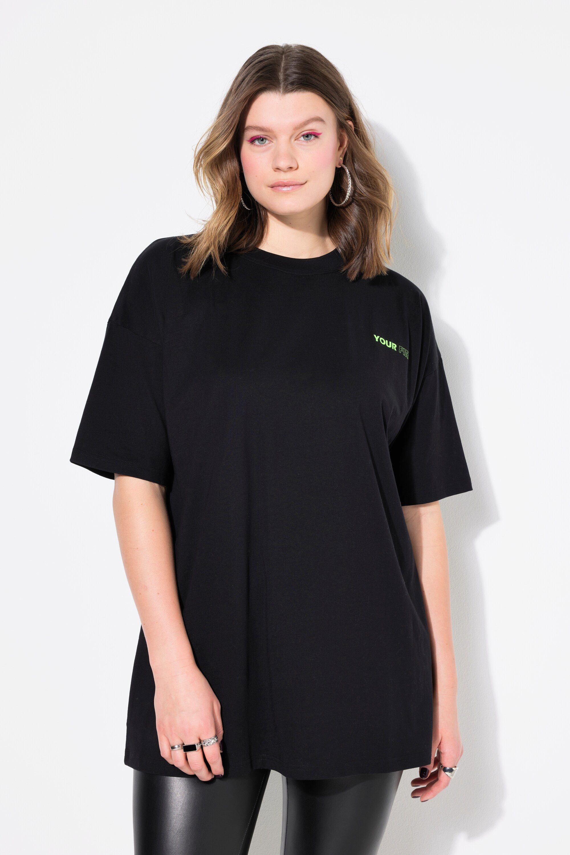 Studio Untold T-Shirt T-Shirt oversized Neon-Print günstig online kaufen