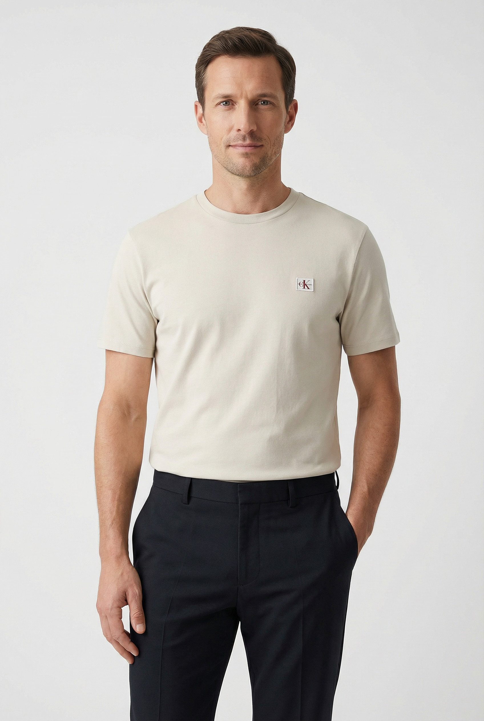 Calvin Klein Jeans T-Shirt Mit Rundhalsausschnitt günstig online kaufen