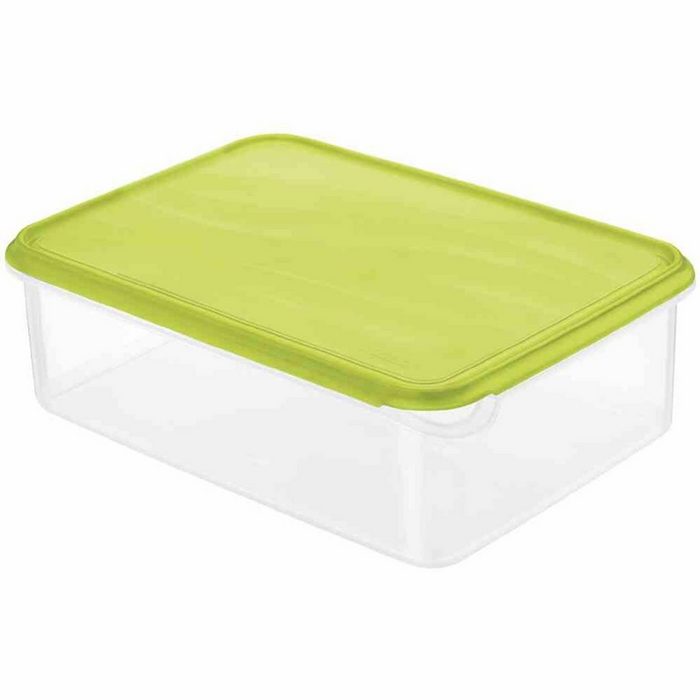 ROTHO Vorratsdose Kühlschrank-Dose "Rondo" lime grün/transluzent 5 0 l 31 5 x 24 x 10 cm Kunststoff