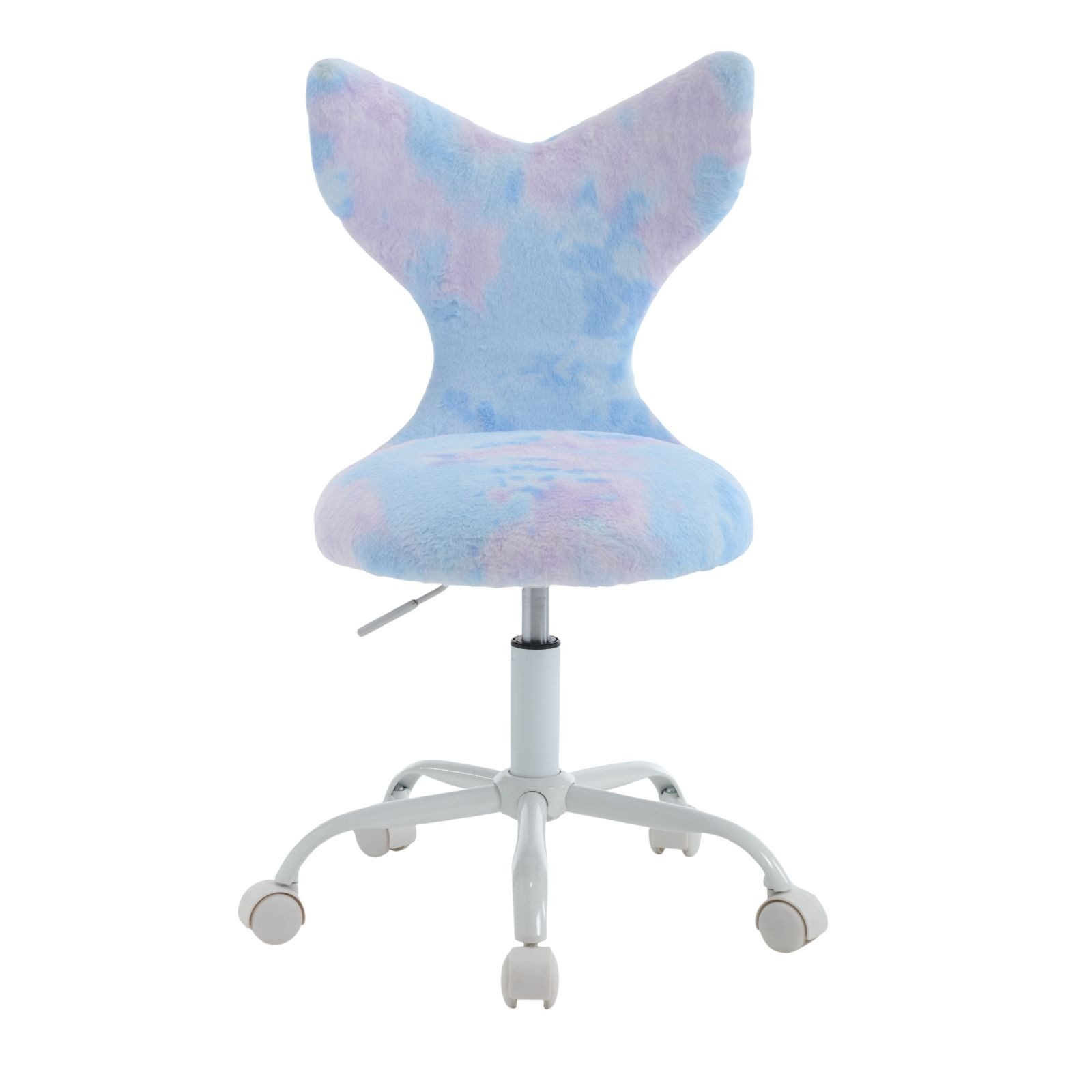 CHAIRUS Stuhl höhenverstellbarer Meerjungfrau Kunstfell-Drehstuhl (1 St), Schreibtischstuhl, Polsterstuhl, Kinderdrehstuhl
