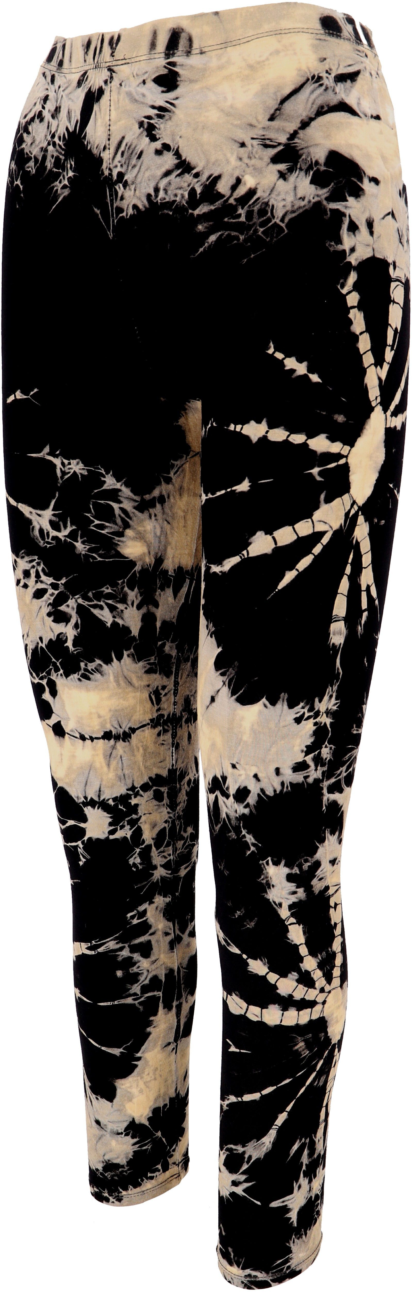 Guru-Shop Hose & Shorts Unikat Batik Damen Leggings, Stretch Hose für.. alternative Bekleidung