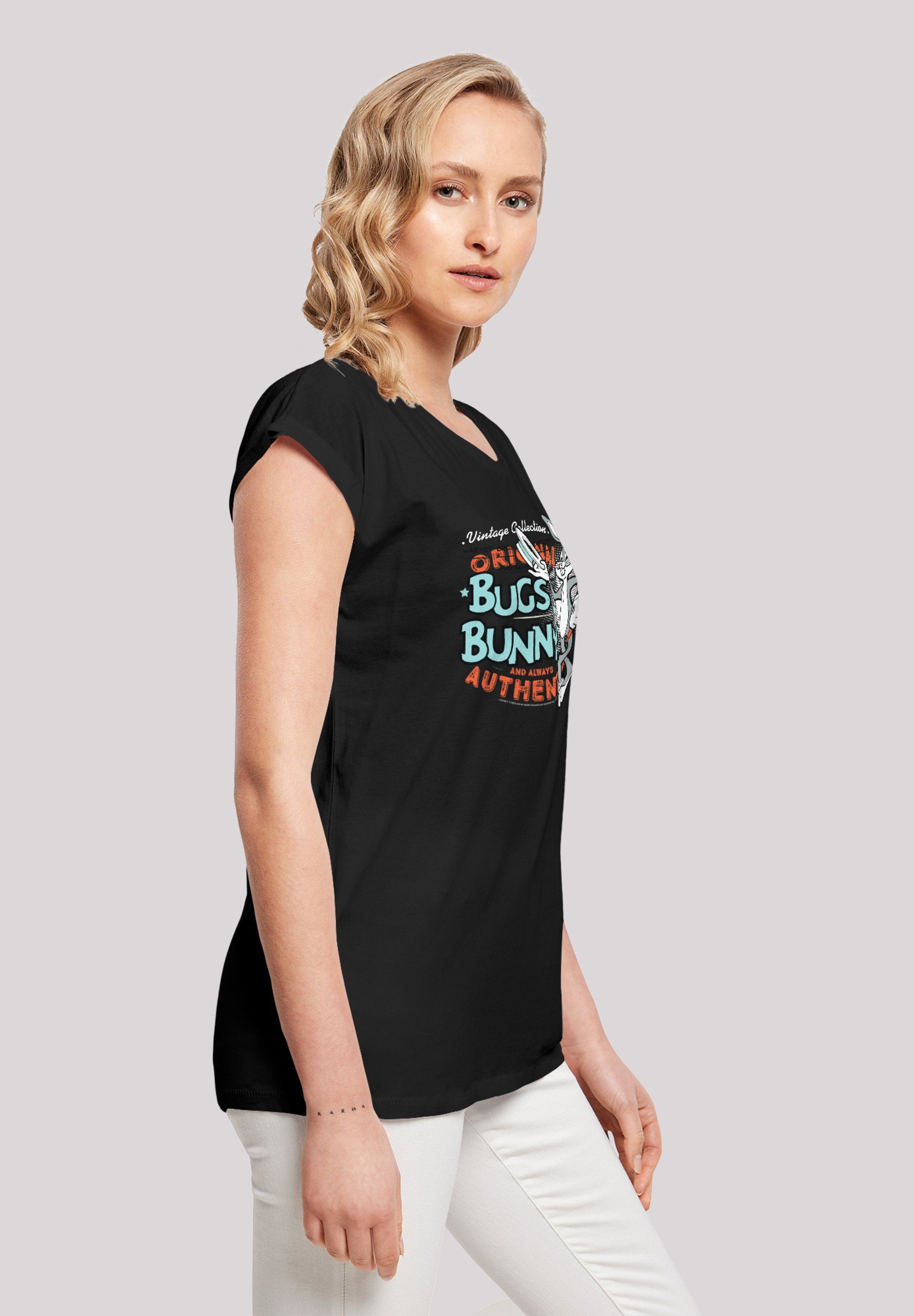 Damen Shirts F4NT4STIC T-Shirt Extended Shoulder T-Shirt Looney Tunes Vintage Bugs Bunny