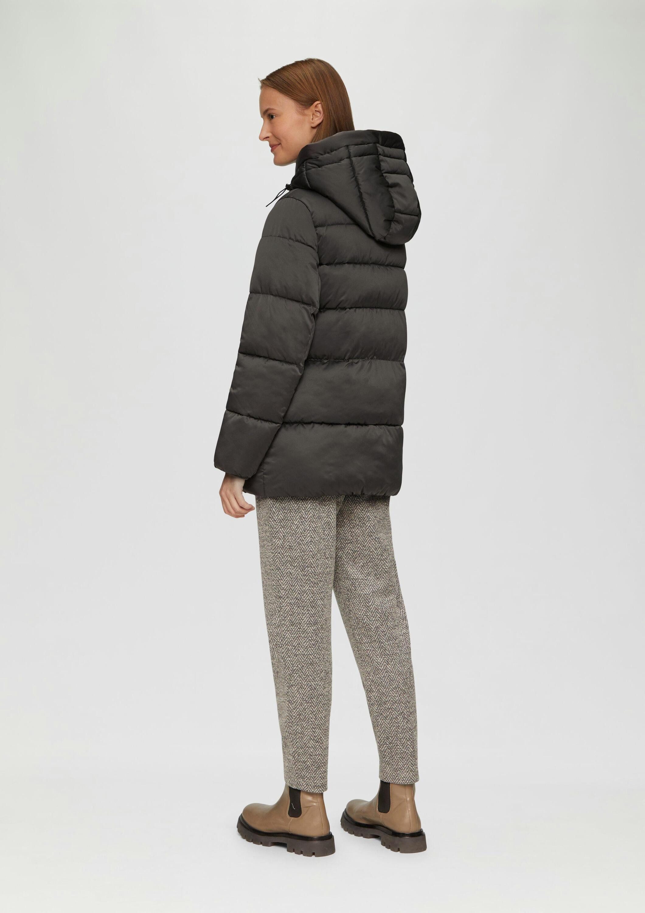 s.Oliver Winterjacke Outdoor-Jacke Pufferjacke in Satin-Optik
