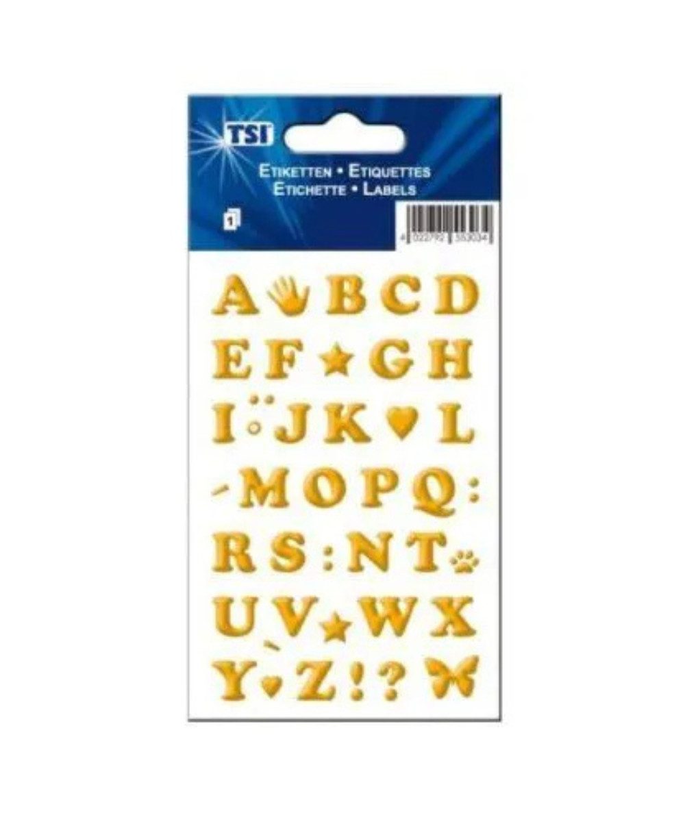TSI Ярлыки Ярлыки A bis Z, gold