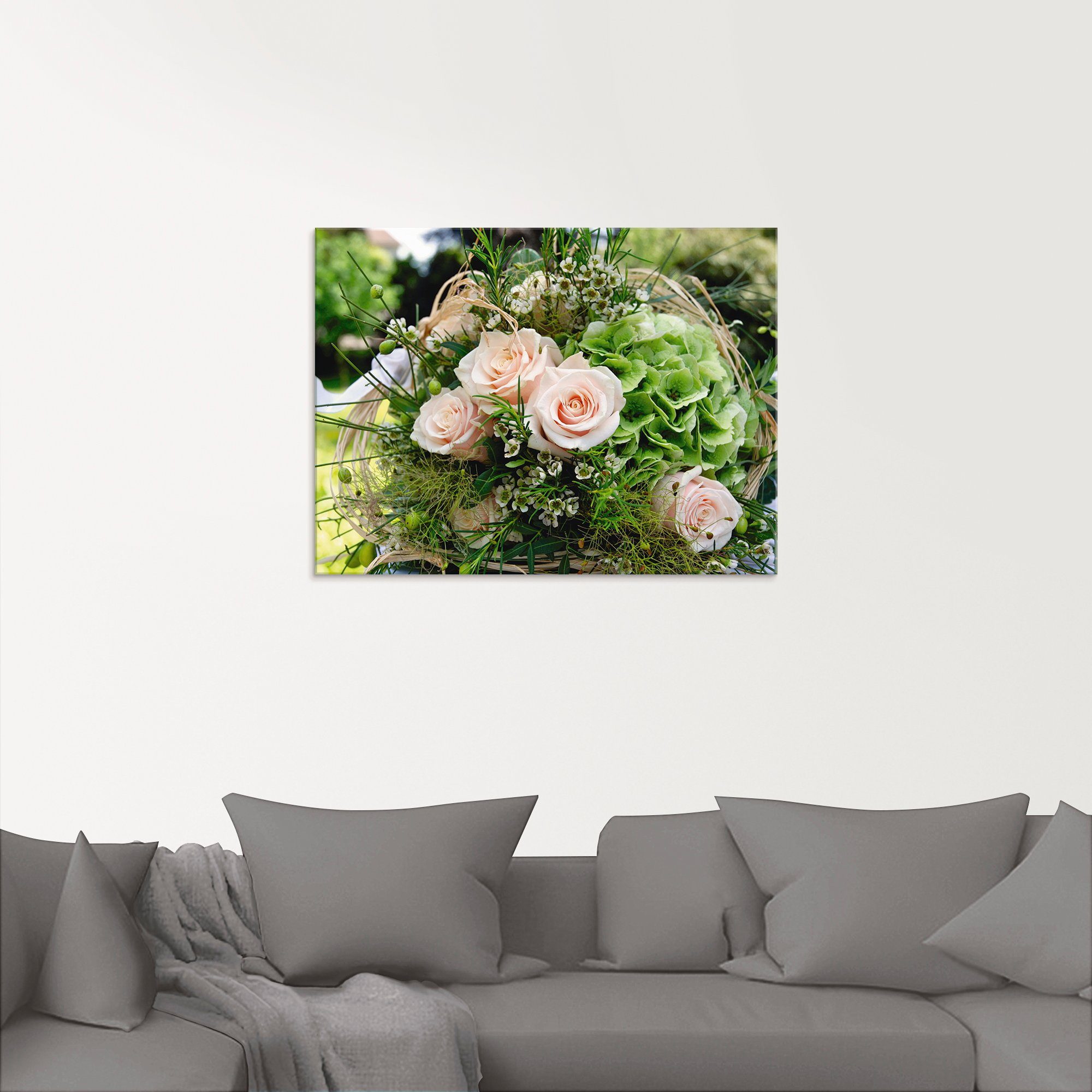 Artland Glasbild »Blumenstrauss«, Blumen (1 Stück)-HomeTrends