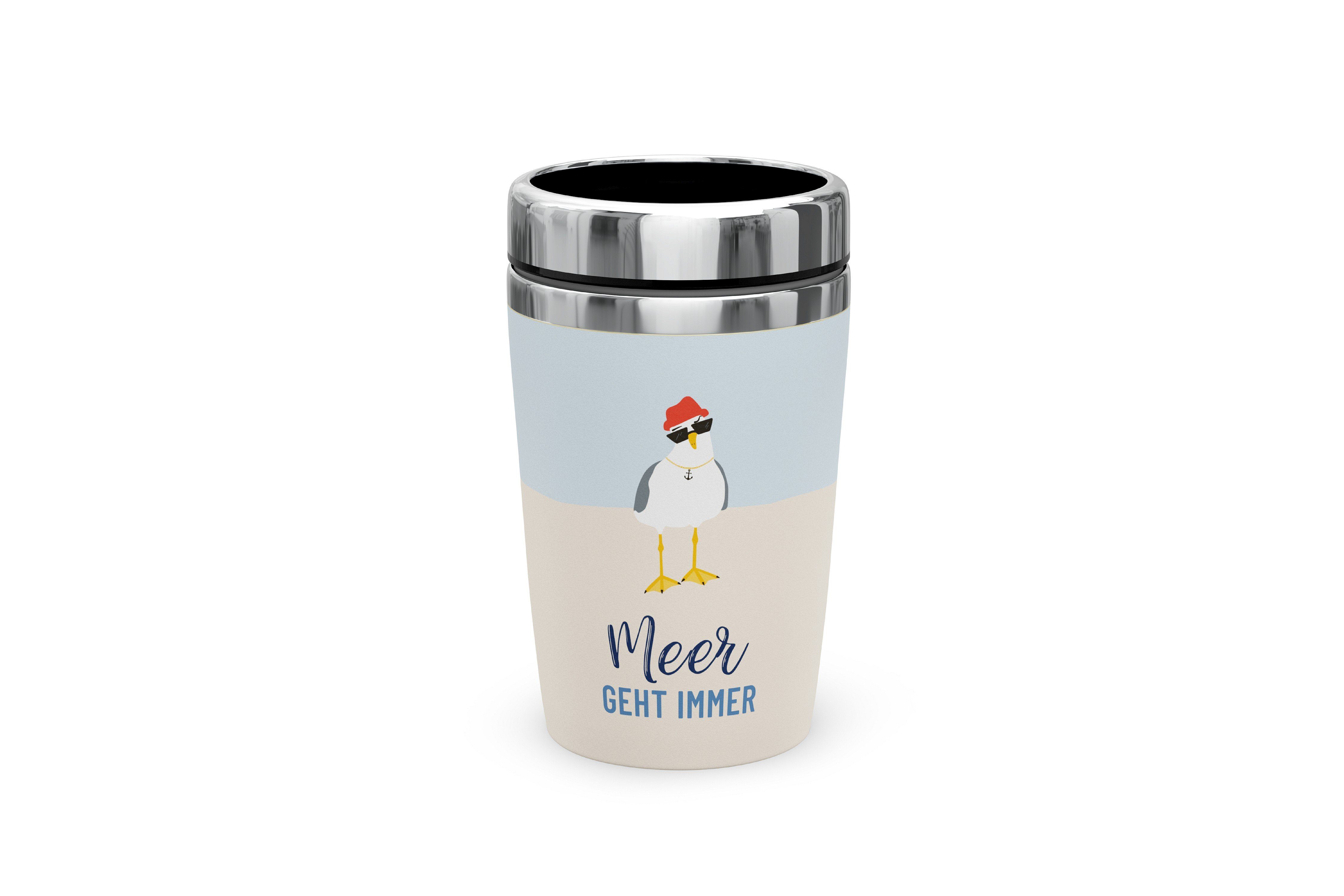 La Vida Thermobecher Thermobecher Isolierbecher Thermo Kaffeebecher To Go 240ml la vida, Material: Edelstahl