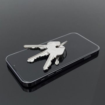 cofi1453 Handyhülle Privacy Schutzglas für iPhone 13 schwarz 6,06 Zoll, Displayschutz Panzerglasfolie
