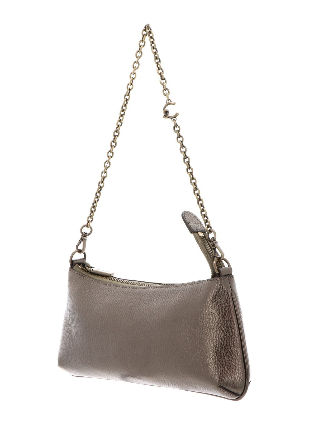 COCCINELLE Umhängetasche Chain Mini Bag Grained Leather, aus echtem Rindsleder