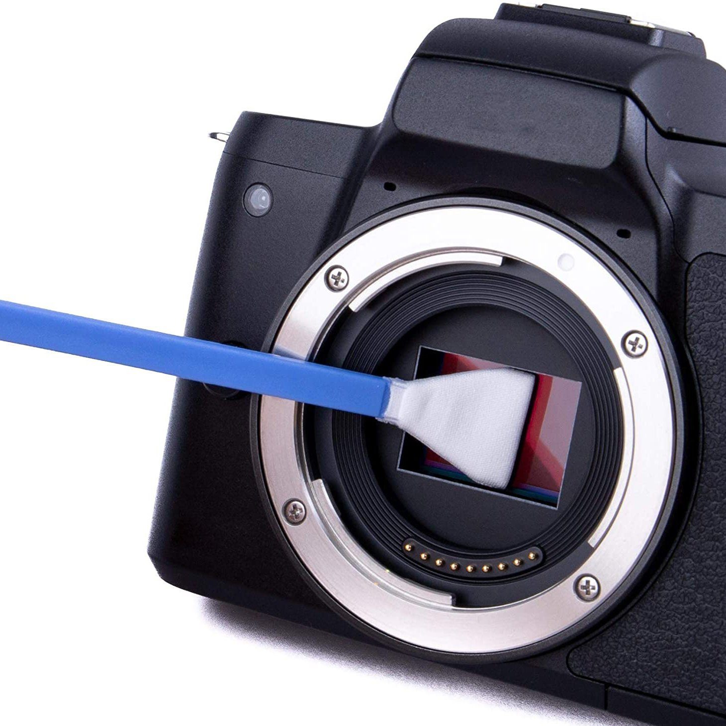 APS-C Kamera Blasebalg Reiniger, Reinigungs-Set Reinigungsset 12x 16mm, 15ml EYLIN & Swab