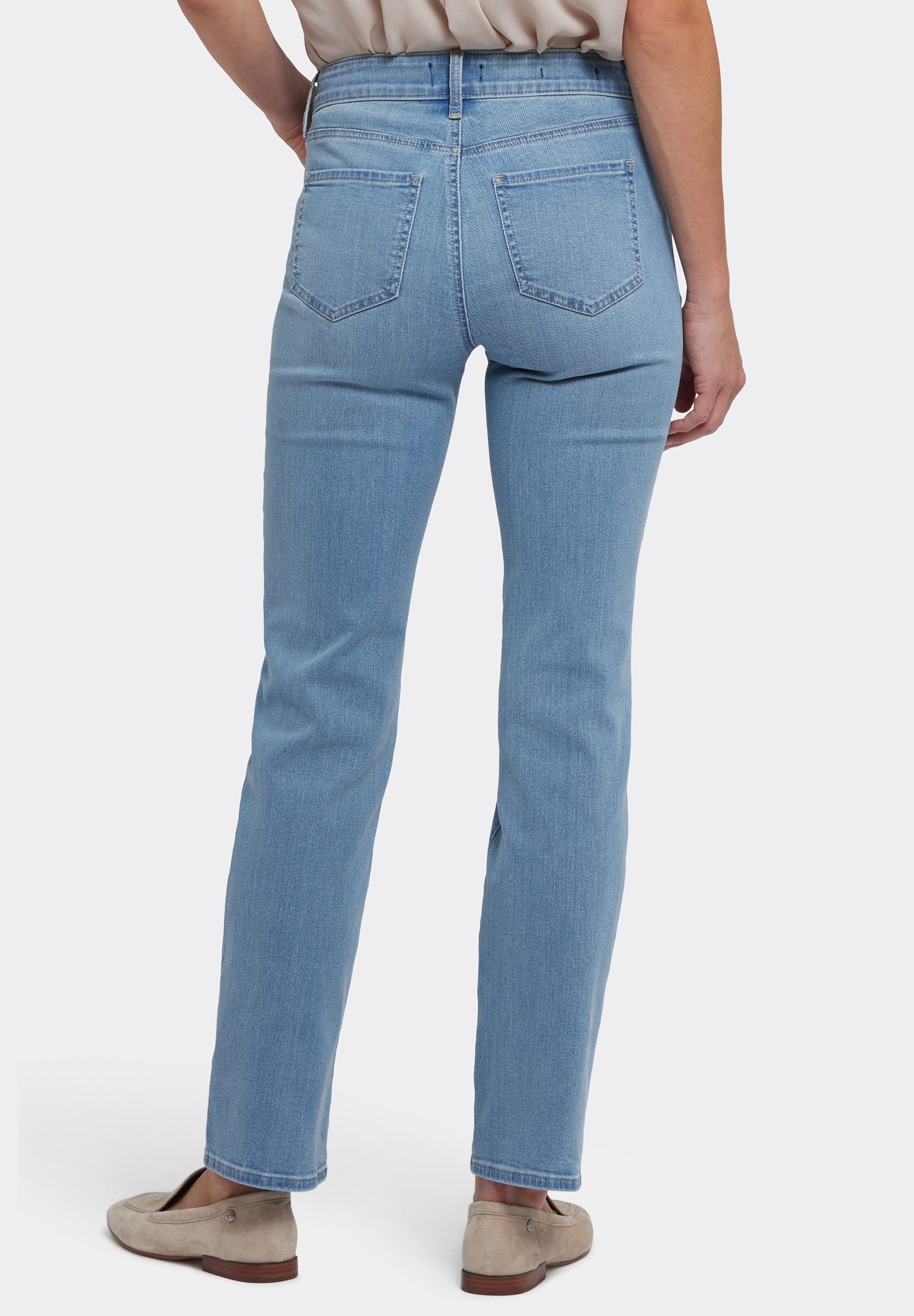 NYDJ Straight-Jeans High Rise Marilyn Straight Schlankmachende Passform