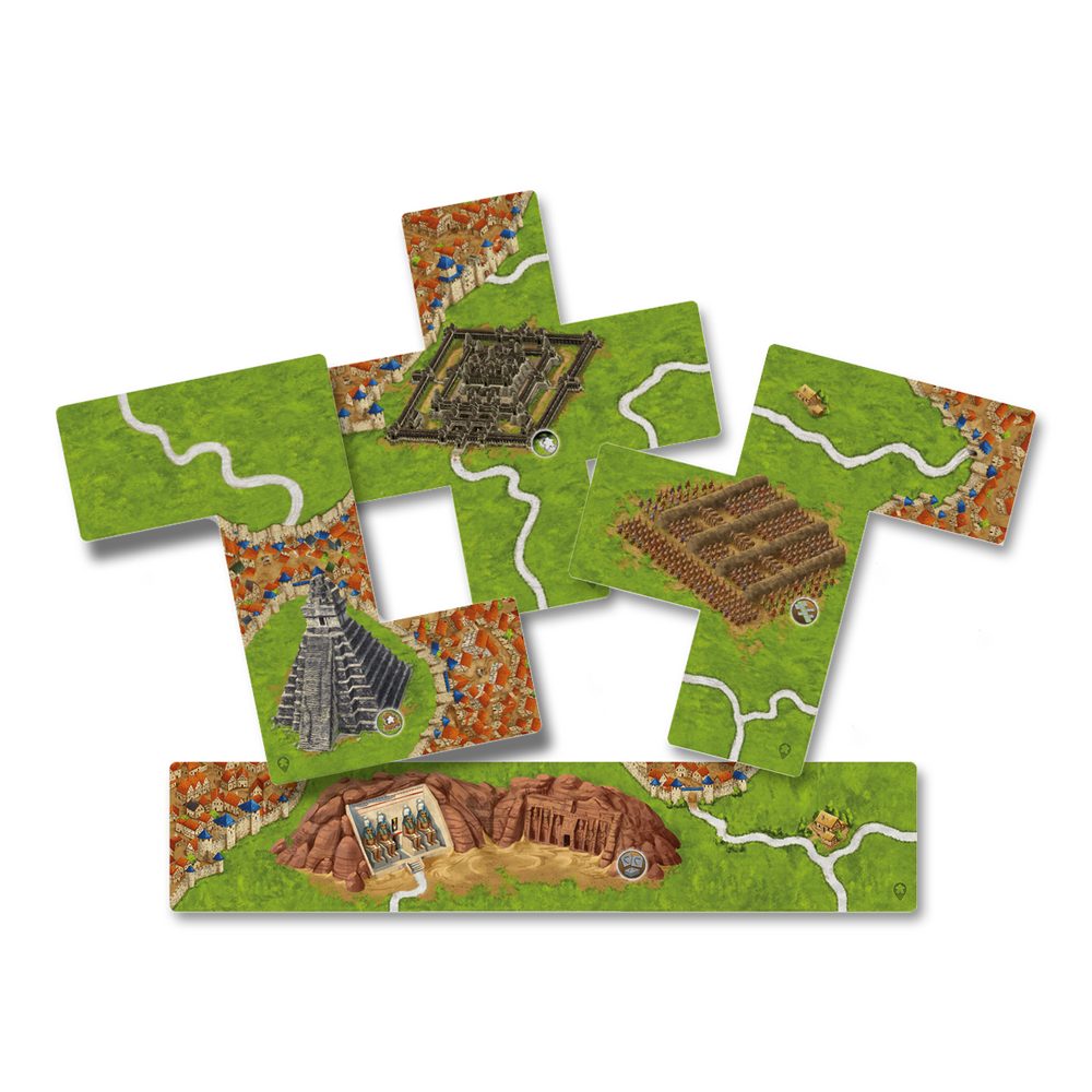 Hans im Glück Spiel Carcassonne, Die Wunder der Menschheit II - Zusatzplättchen