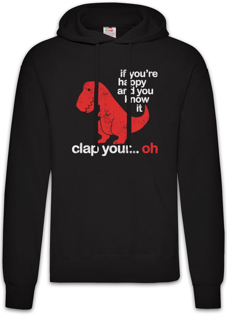 Hoodie Rex Clap Herren Hoodie Dinosaurier Dinosaur Tyrannosaurus T-Rex Clap