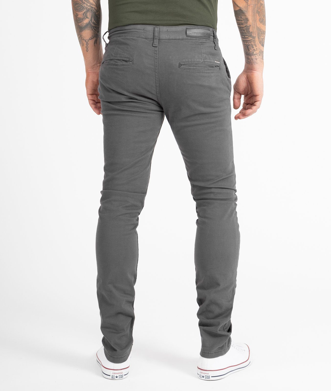 Indumentum Chinohose Herren Slim Fit Hose IS-305