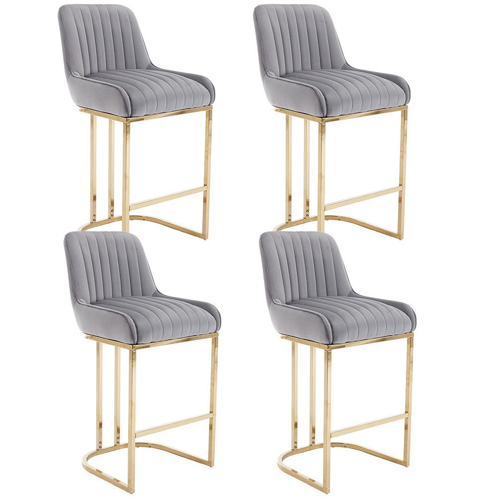 WAHSON OFFICE CHAIRS Barhocker Samt 2/4er günstig online kaufen