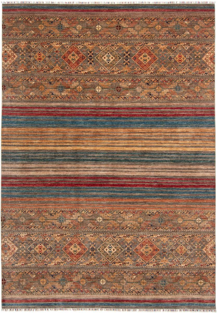 Orientteppich Arijana Shaal 241x341 Handgeknüpfter Orientteppich, Nain Trading, rechteckig, Höhe: 5 mm