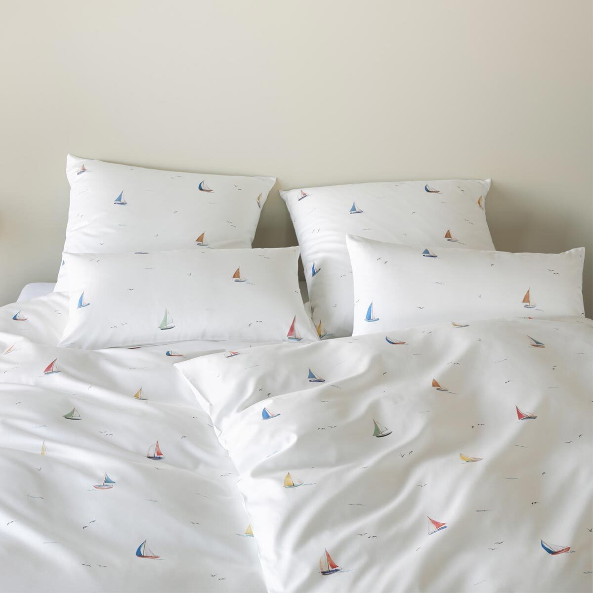 Elegante Bettwäsche Sail Away, Mako Satin, 2 teilig
